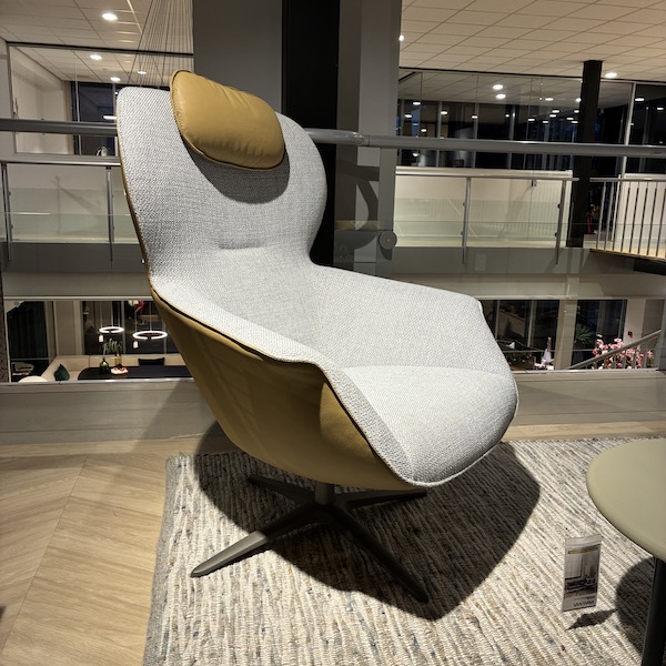 Pode Flare fauteuil stof en leer