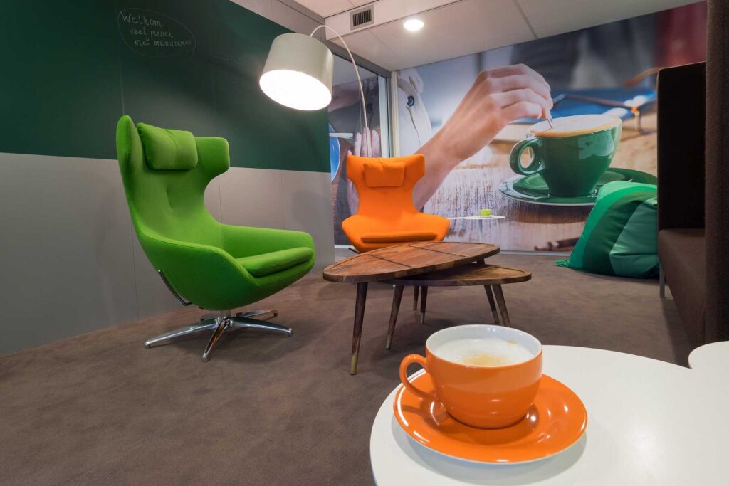 Design inrichting kantoor Fortune Coffee te Zoetermeer