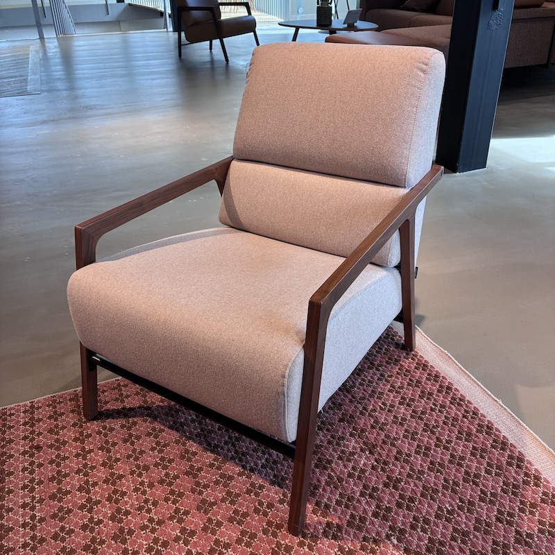 Splinter fauteuil beige